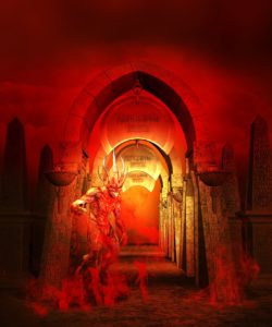 demon hell evil false church