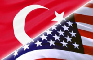 turkey - US flags
