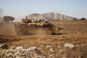 Israel golan heights brigade tank