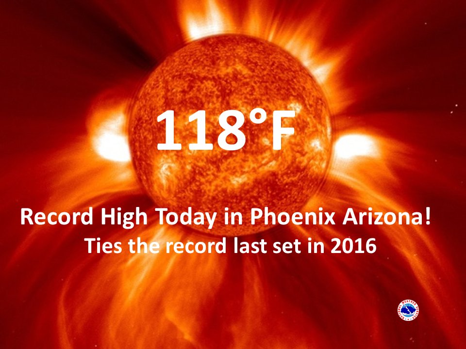 record heat temperature in phoenix Signs Of The Last Days
