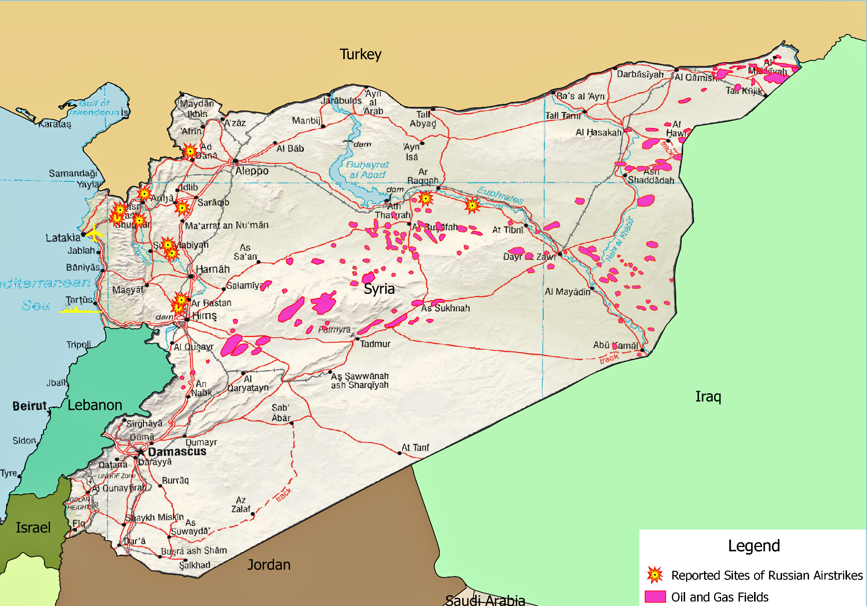 Syria oil fields opposite Euphrates - Signs Of The Last Days