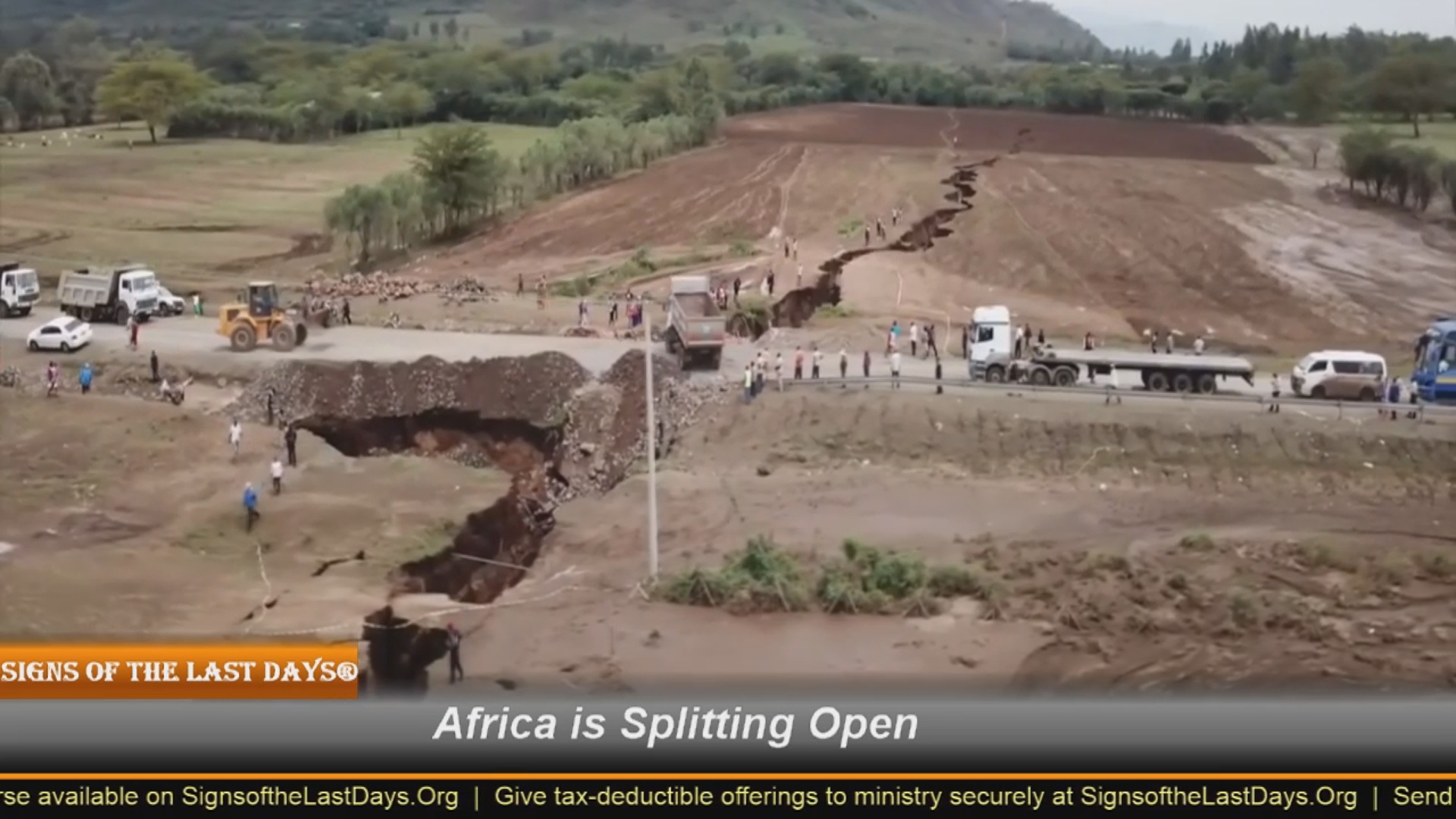 Africa Continent is Splitting Open! [Video] Signs Of The Last Days