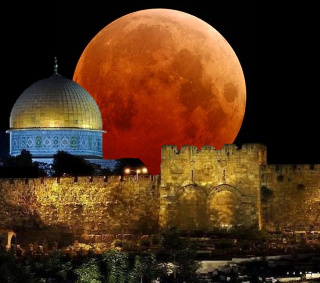 صورة اوضح للمنتدى ... Jerusalem-and-blood-moon