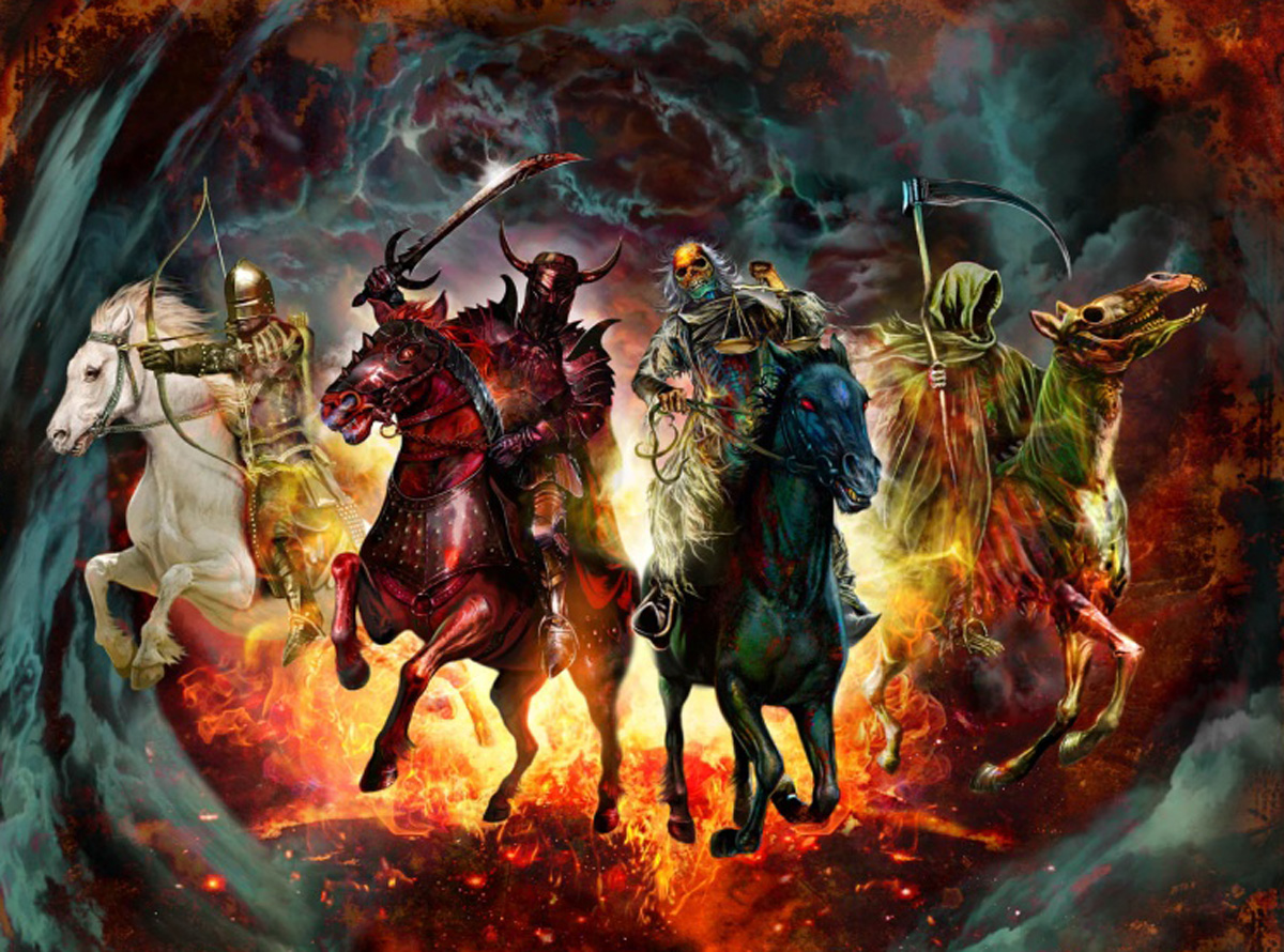 The four horsemen of apocalypse картина