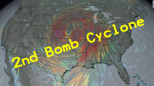 Unprecedented 2nd Bomb Cyclone In 30 Days Hits U.S. Heartland With More ...