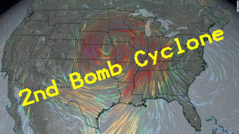 Second Bomb Cyclone Named - Signs Of The Last Days