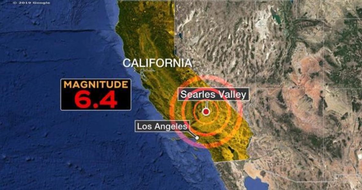 6.4 Earthquake Hits California—Largest In 20 Years—State Of Emergency