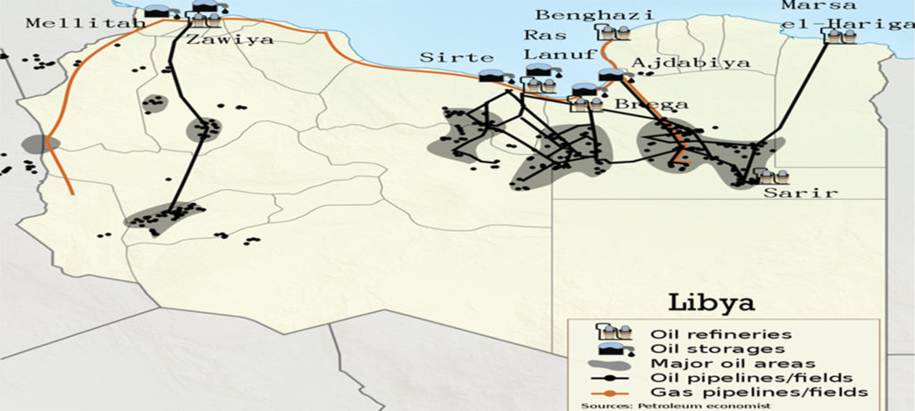 Libya Oil Fields Map - Signs Of The Last Days