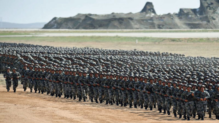 Chinese War Army Marching - Signs Of The Last Days